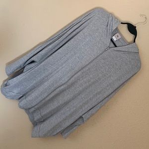 NATORI LUXURIOUSLY SOFT DOLMAN SLEEVE ZIP UP HOODIE